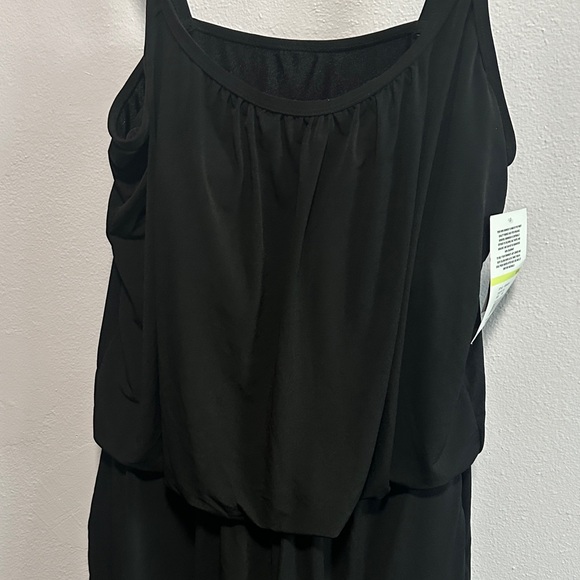 Maxine of Hollywood Jersey Swim Romper One Piece/Cover Up (Plus Size) - Picture 8 of 14